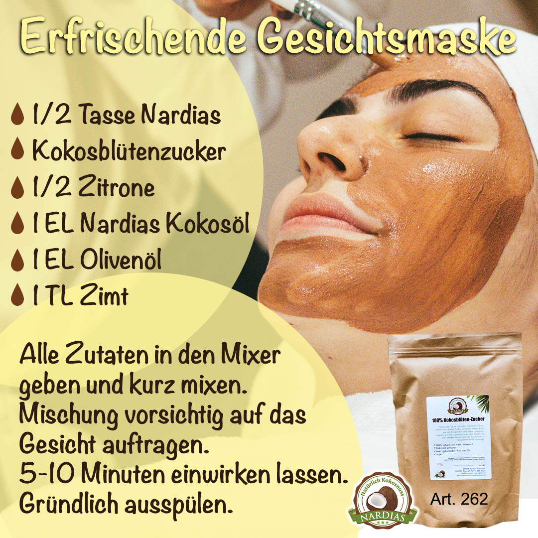 NARDIAS Kokoszucker 1kg (aus Kokosnussblüten-Nektar) Art262 – Bild 2
