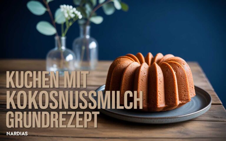 Kuchen mit Kokosnussmilch